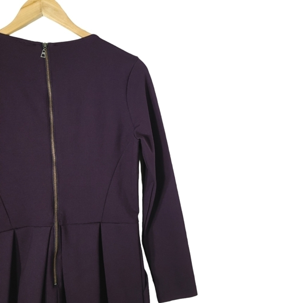 Aritzia Talula Tartine Purple Long Sleeve Mini Dress Women's Size S - Picture 9 of 12